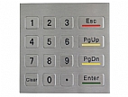 Stainless Steel Metal Keypad for Kiosk